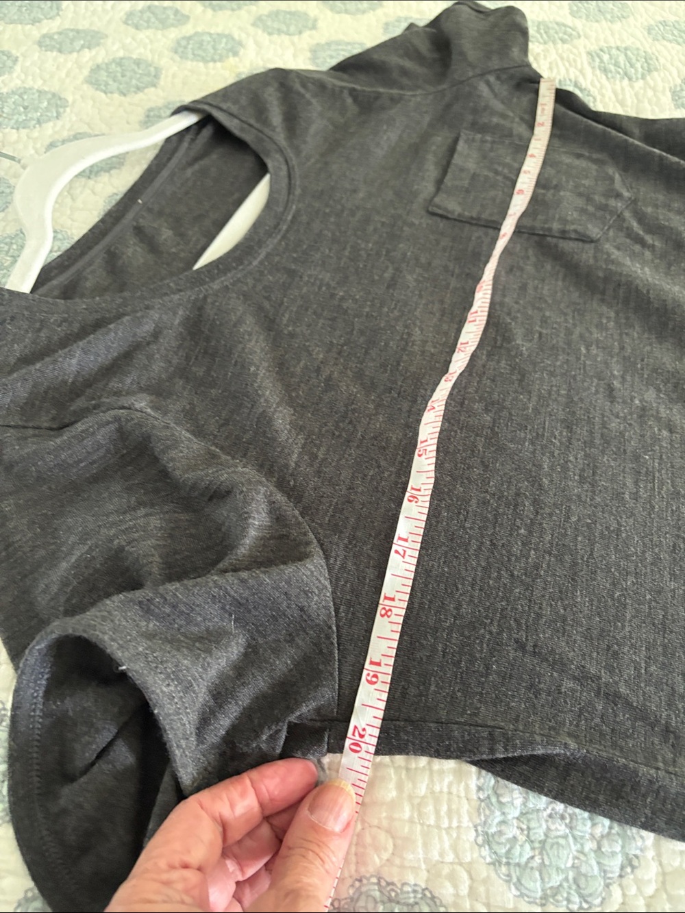 Charcoal Pocket T-Shirt Dress - Picture 6 of 7